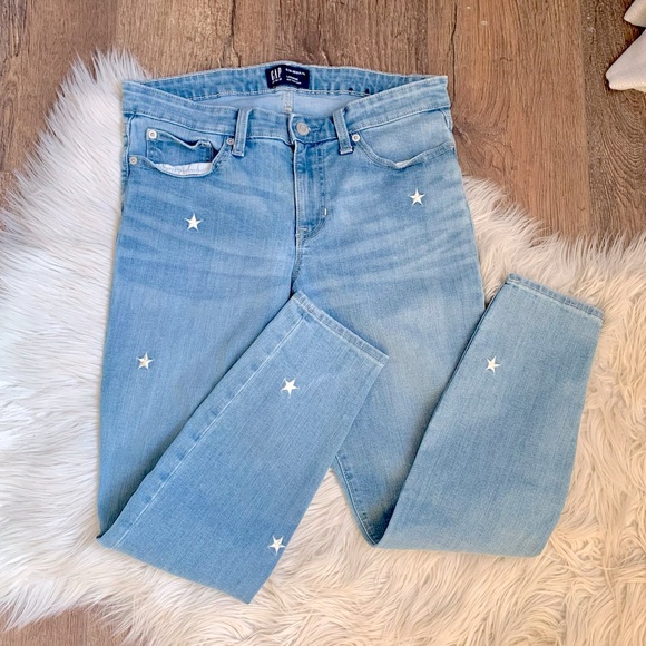 GAP Denim - Gap Denim Legging Jeans With Embroidered Stars